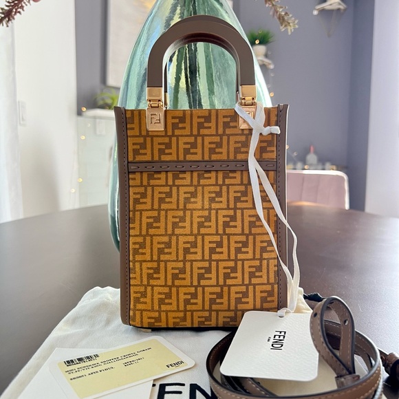 NWT Fendi Sunshine Mini Tote - Picture 3 of 11